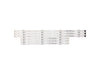 Kit régua de LED TV LG 43LJ5500, 43LJ5550, 43UJ6300 - AGF78860201