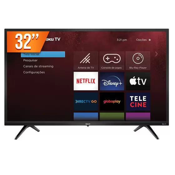 Tela Display Smart Tv 32″ Hd Led Semp Roku 32R5500