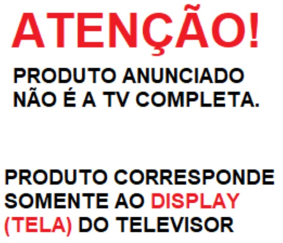 Tela Display Tv Smart 58" Samsung UN58AU7700GXZD
