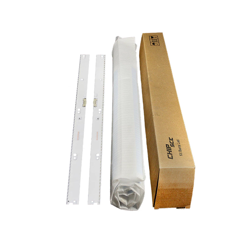 Barramento Led TV UN49KU6400G UN49KG6500 - Kit com 2 Barras de 58 Led's - Barras Novas